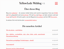 Tablet Screenshot of matthias.yellowled.de